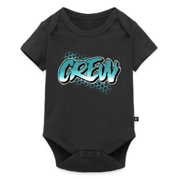 Crew - Baby Premium Kurzarmbody - Schwarz - Vorne