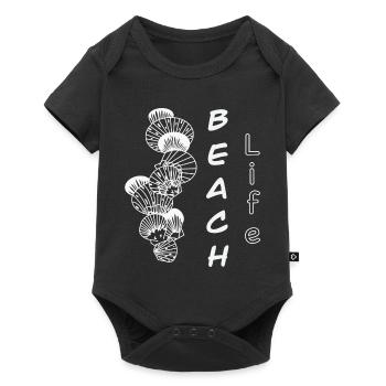 Beach Life - Baby Premium short-sleeve bodysuit - black - Front