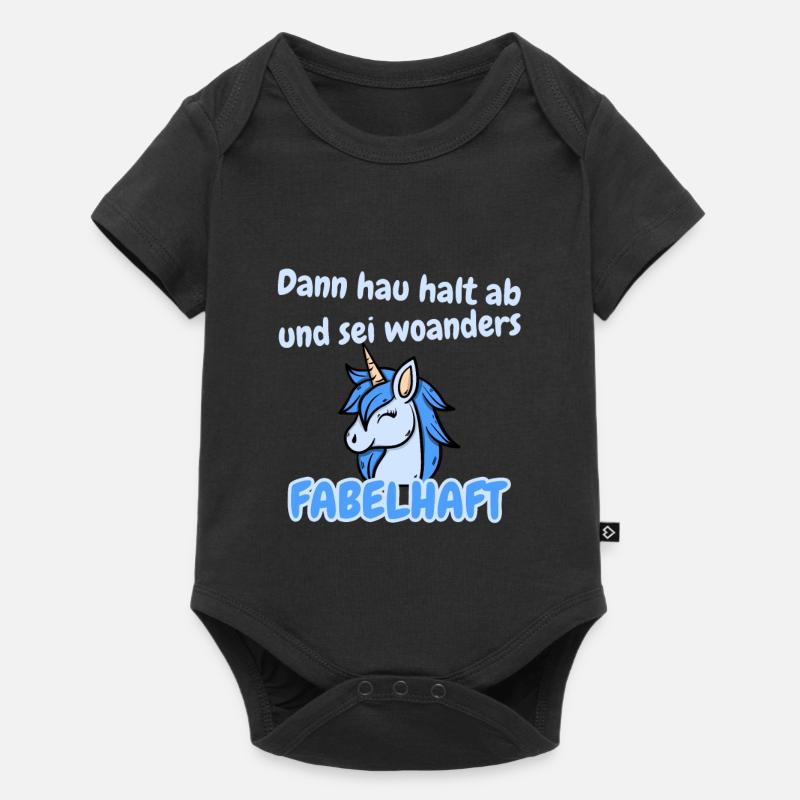 Fabelhafter Abschied - Baby Premium Kurzarmbody - Schwarz
