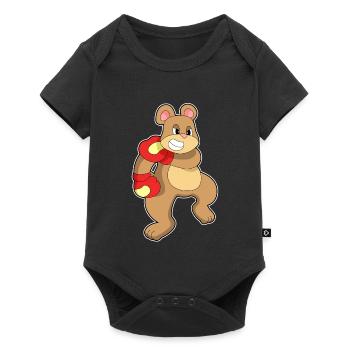 Boxer Bear Boxer Gants de boxe Boxe - Body à manches courtes Premium Bébé - noir - Devant