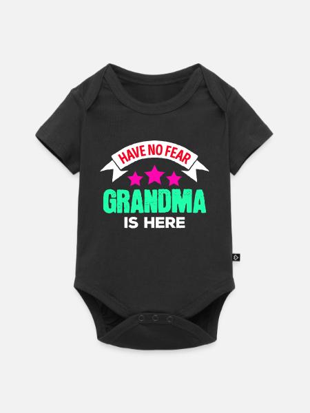 Lieblingsoma Oma Großmutter Pensionistin Statement - Baby Premium Kurzarmbody - Schwarz