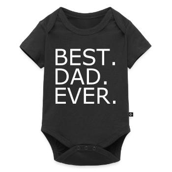 Best dad ever - Body à manches courtes Premium Bébé - noir - Devant