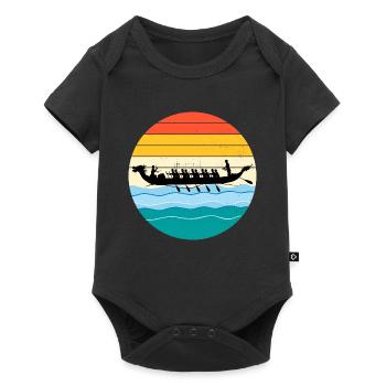 Dragon Boat Racing Crew Paddlers Water Sport - Baby Premium short-sleeve bodysuit - black - Front
