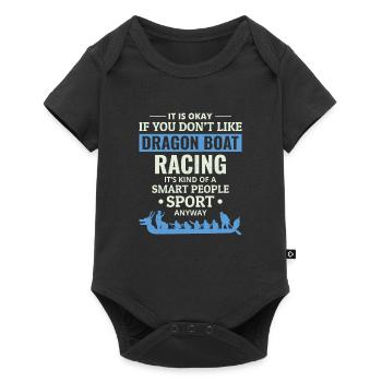 Dragon Boat Racing Crew Paddlers Water Sport - Baby Premium short-sleeve bodysuit - black - Front