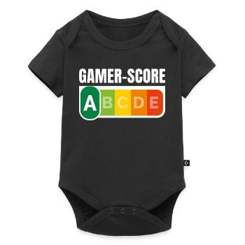 GAMER SCORE - Humour noir - Body à manches courtes Premium Bébé - noir - Devant