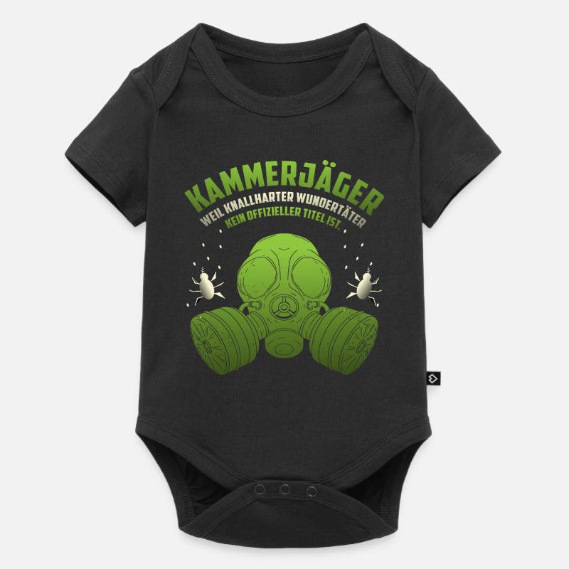 Kammerjäger - Baby Premium Kurzarmbody - Schwarz