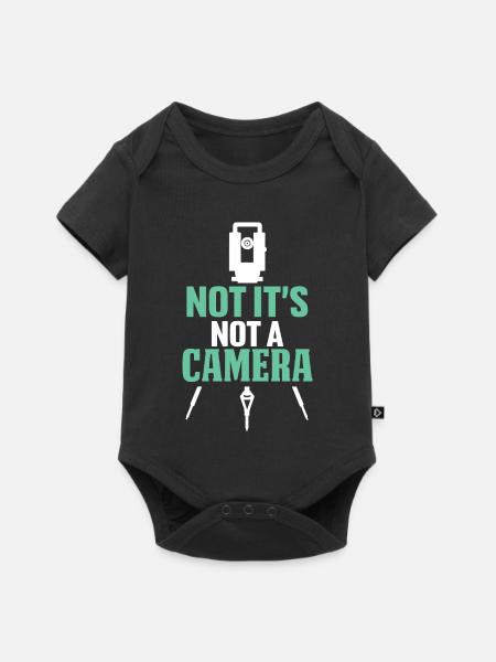 Ironische Botschaftsfotografie - Baby Premium Kurzarmbody - Schwarz