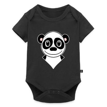 Panda - Body à manches courtes Premium Bébé - noir - Devant