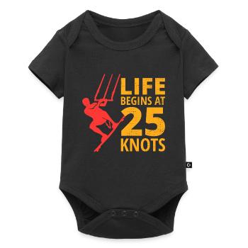 Kitesurf Kiteboard Kiteboarder Kitesurf - Body à manches courtes Premium Bébé - noir - Devant