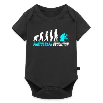 Photograph Evolution - Baby Premium short-sleeve bodysuit - black - Front