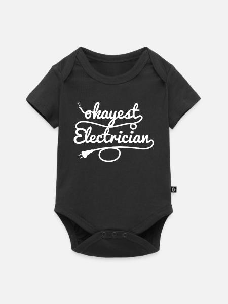 Mittelmäßiger Elektriker - Baby Premium Kurzarmbody - Schwarz