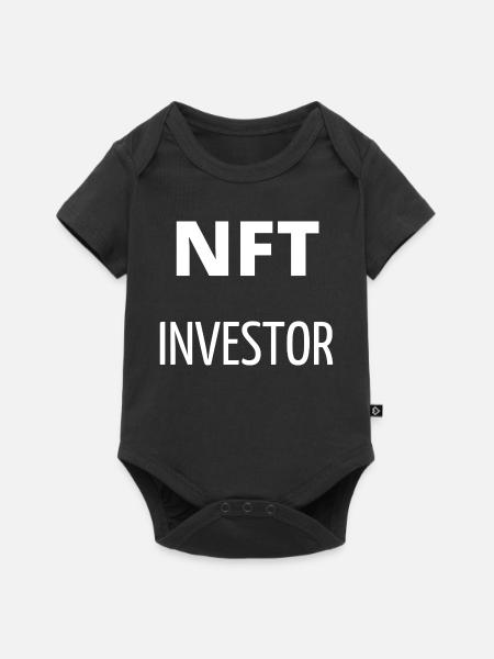 NFT-Investor - Baby Premium Kurzarmbody - Schwarz