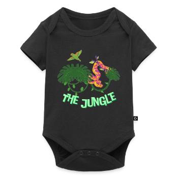 The Jungle - Body à manches courtes Premium Bébé - noir - Devant