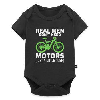 E-Bike Vélo électrique Vélo Cyclisme Biker VTT - Body à manches courtes Premium Bébé - noir - Devant