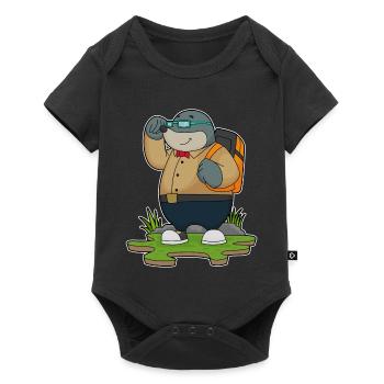Randonnée à dos Mole Wanderer - Body à manches courtes Premium Bébé - noir - Devant