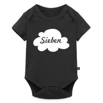 Cloud Nine Cloud Cool Quotes Minimalism Vibes - Baby Premium short-sleeve bodysuit - black - Front