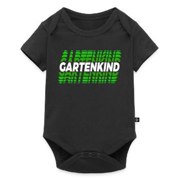 Gartenkind Design - Baby Premium Kurzarmbody - Schwarz - Vorne