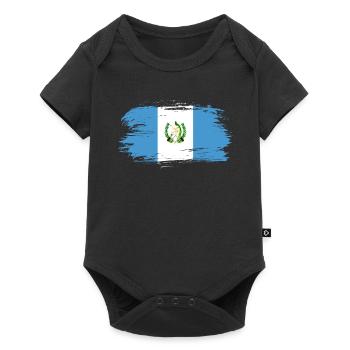 Guatemala flag - Baby Premium short-sleeve bodysuit - black - Front