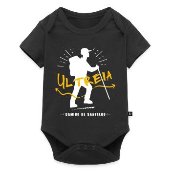 Ultreïa, camino de Santiago ! - Body à manches courtes Premium Bébé - noir - Devant