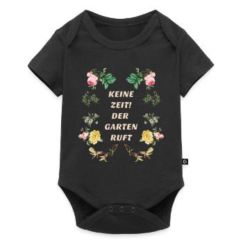 Pas de temps que le jardin appelle - Body à manches courtes Premium Bébé - noir - Devant