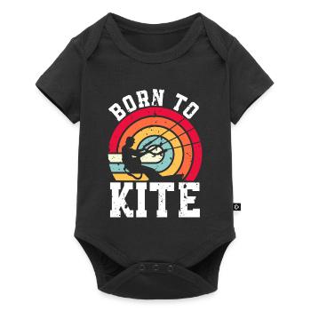 Kitesurfen Kitesurf Kitesurfer Kiteboard - Body à manches courtes Premium Bébé - noir - Devant