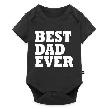 Best dad ever - Body à manches courtes Premium Bébé - noir - Devant