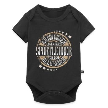Sportlehrer - Baby Premium Kurzarmbody - Schwarz - Vorne