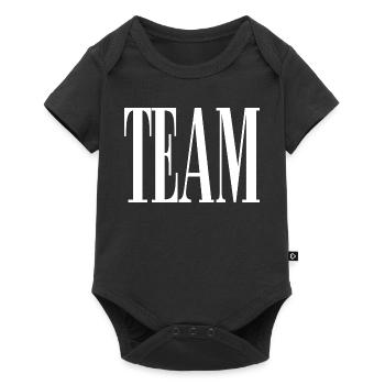 Team - Baby Premium Kurzarmbody - Schwarz - Vorne