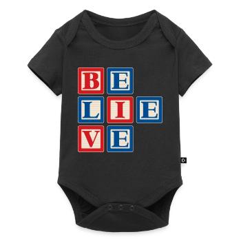 Believe 2 - Baby Premium short-sleeve bodysuit - black - Front
