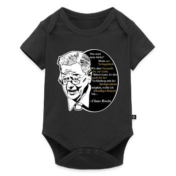 Jura Claus Roxin Strafrecht Zitat Jurastudium - Baby Premium Kurzarmbody - Schwarz - Vorne