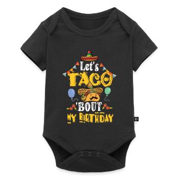 Taco Bout Mon anniversaire - Body à manches courtes Premium Bébé - noir - Devant