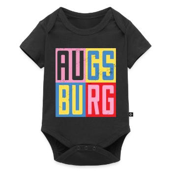 Augsburg Design - Baby Premium Kurzarmbody - Schwarz - Vorne