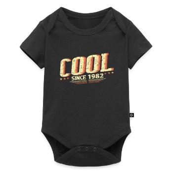 Cool seit 1982 - Baby Premium Kurzarmbody - Schwarz - Vorne