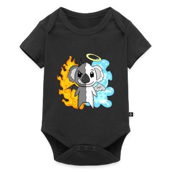 Koala - Angels and Devils - Baby Premium short-sleeve bodysuit - black - Front
