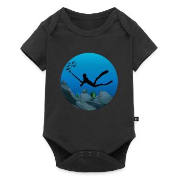 Pêche sous-marine Pêcheur sous-marin Pêcheur sous-marin Pêche - Body à manches courtes Premium Bébé - noir - Devant