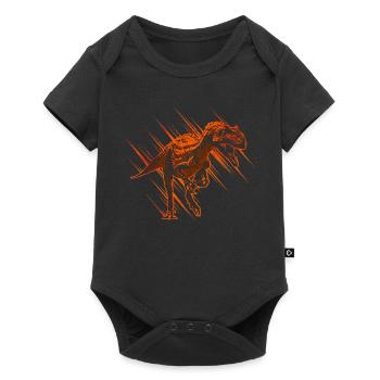 Allosaurus Dinosaur - Baby Premium short-sleeve bodysuit - black - Front