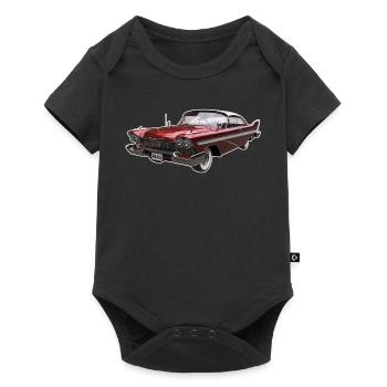 Vintage Dream Car ohne Text - Baby Premium Kurzarmbody - Schwarz - Vorne