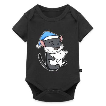 Cat Cat Breed Norwegian Forest Cat - Baby Premium short-sleeve bodysuit - black - Front