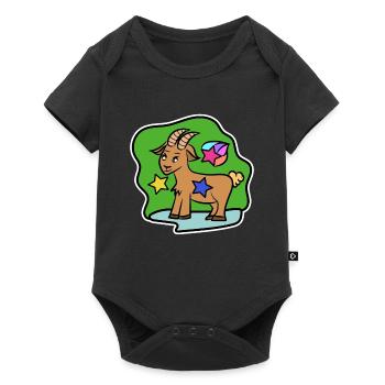 Astronomy Capricorn Stars Horoscope Sky - Baby Premium short-sleeve bodysuit - black - Front