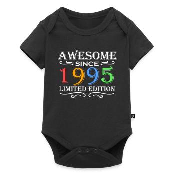 1995 - Born 1995 - Baby Premium short-sleeve bodysuit - black - Front