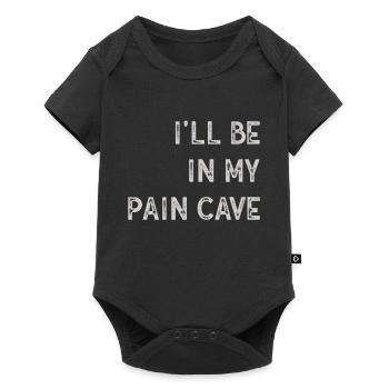 I'll Be In My Paincave Triathlon - Baby Premium short-sleeve bodysuit - black - Front