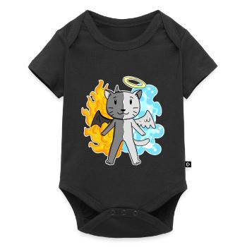 Cat Cat Breed British Shorthair - Baby Premium short-sleeve bodysuit - black - Front