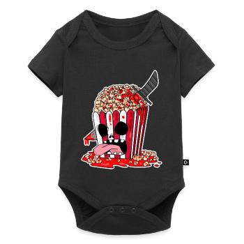 Horror Movie Horror Movie Popcorn Gift - Baby Premium short-sleeve bodysuit - black - Front