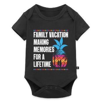 Family Vacation Making Memories Lifetime - Baby Premium short-sleeve bodysuit - black - Front