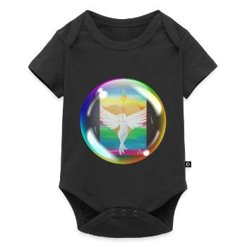 Rainbow Angel of Love Sonja Ariel von Staden - Baby Premium short-sleeve bodysuit - black - Front