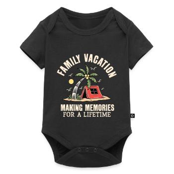 Family Vacation Making Memories Lifetime - Baby Premium short-sleeve bodysuit - black - Front