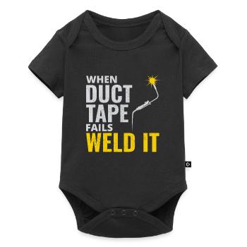 Welding Welder Metal Construction Ironworker - Baby Premium short-sleeve bodysuit - black - Front