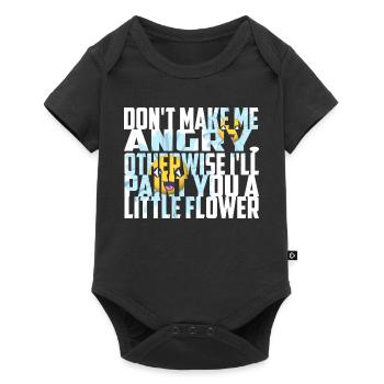 Don't make me angry - Baby Premium short-sleeve bodysuit - black - Front