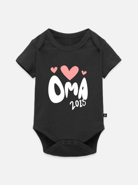 Oma 2023 - Werdende Oma 2023 - Baby Premium Kurzarmbody - Schwarz