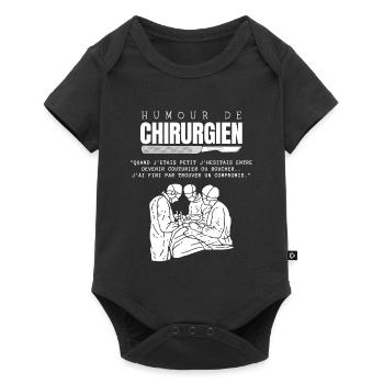 Humour de Chirurgien - Body à manches courtes Premium Bébé - noir - Devant